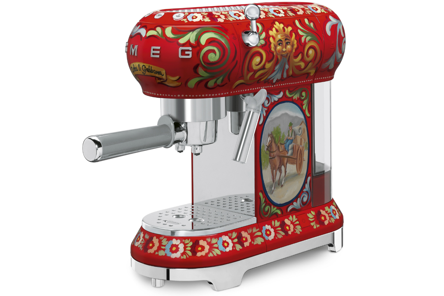 smeg dolce and gabbana i love sicily small kitchen appliances coffee machine