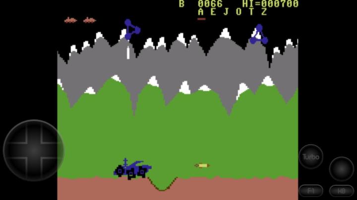Captura de tela do aplicativo C64.emu.