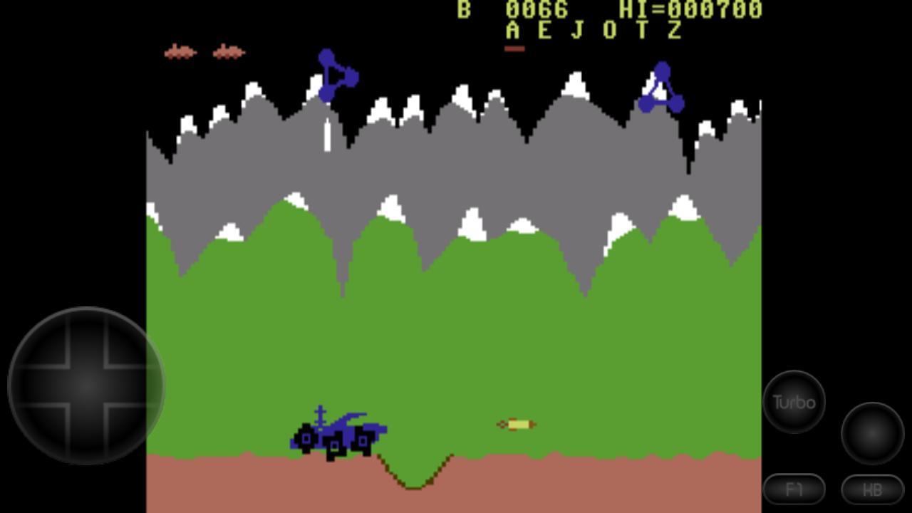 Captura de tela do aplicativo C64.emu.