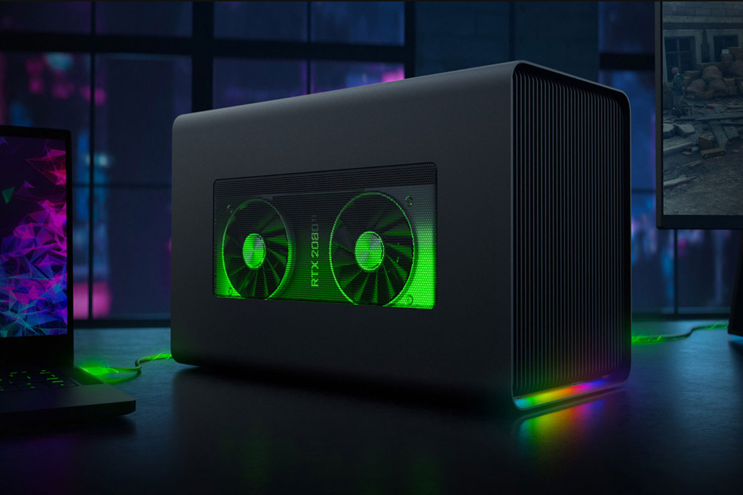 Due telex genert Razer Core X Chroma Adds RGB Lighting to External Graphics Cards | Digital  Trends