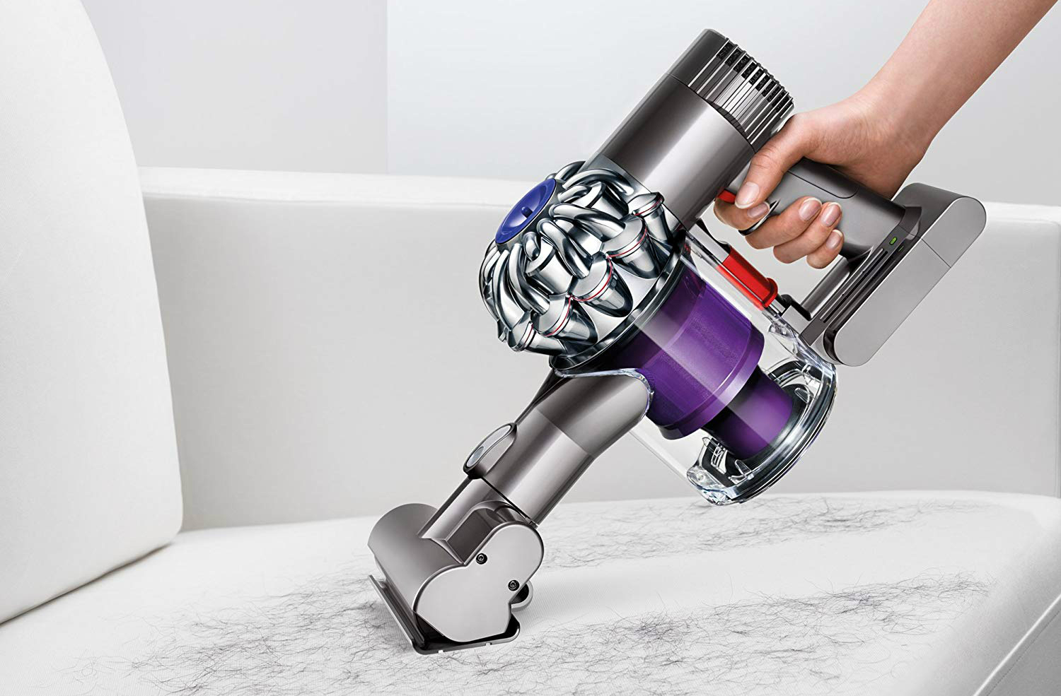 amazon dyson vacuum and air purifier easter week sales v6 animal cordless stick cleaner purple 04