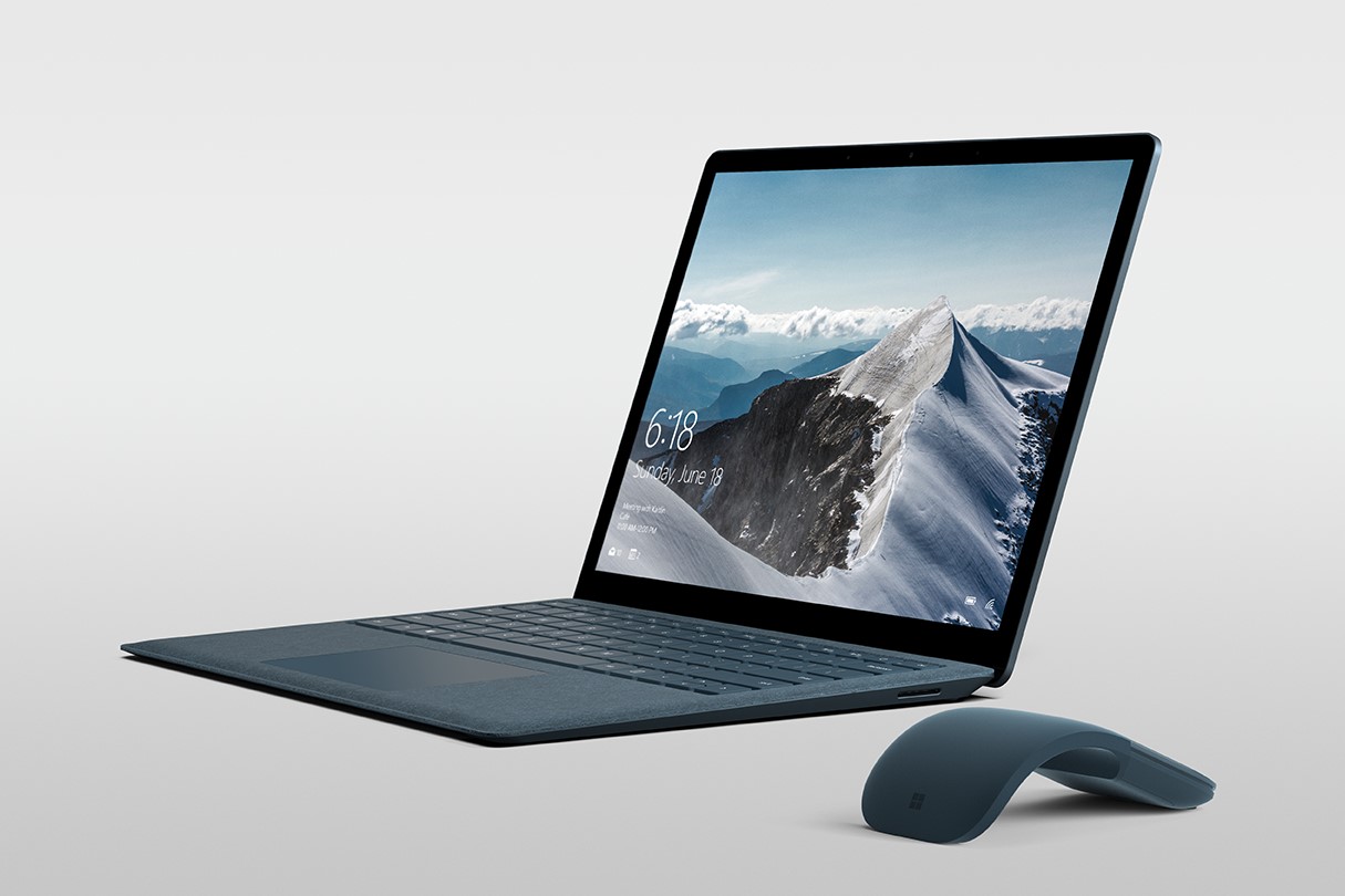 Stock photo of Surface laptop