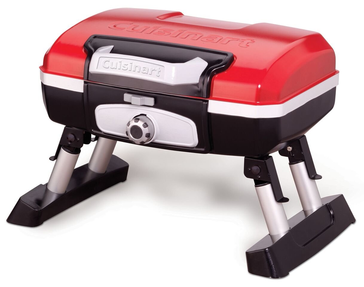 amazon drops prices for cuisinart grills smokers and bbq accessories cgg 180t petit gourmet portable tabletop gas grill 1
