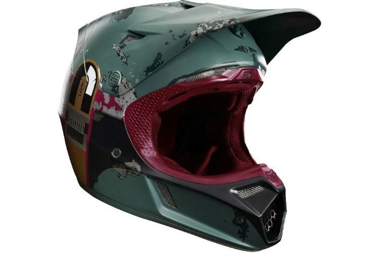 revzilla light saber on star wars motorcycle helmet prices fox racing v3 boba fett le green 750x500 3