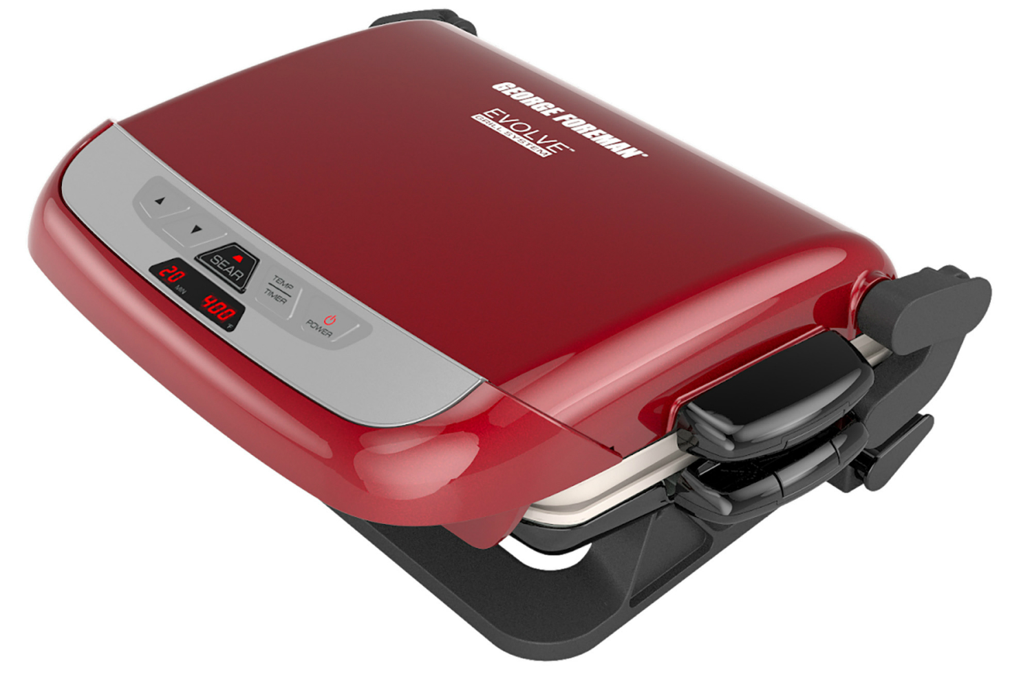 walmart deals on george foreman electric grills and griddles evolve 5 serving multi plate grill system indoor with ceramic pl