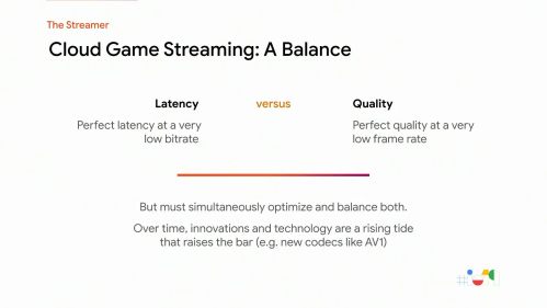 Google Stadia latency video quality research i/o 2019