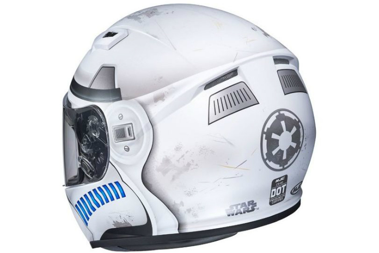 revzilla light saber on star wars motorcycle helmet prices hjccsr3 storm trooper white 750x500 2