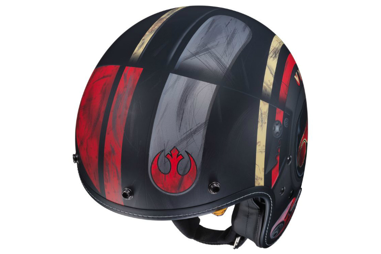 revzilla light saber on star wars motorcycle helmet prices hjcis5 poe dameron black red 750x500 4