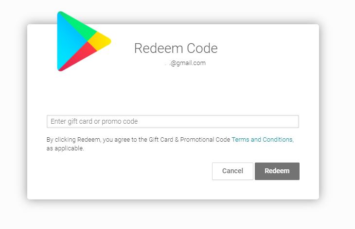 Buy Google Play gift code Gift Cards