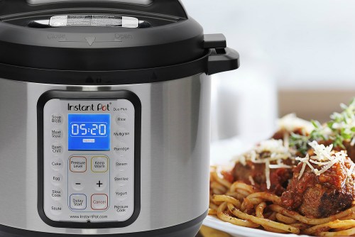 Instant Pot Lux 6-Quart Blue 6-in-1 Multi-Use Electric Pressure Cooker,  Slow Cooker, Rice Cooker, Steamer, Saute, and Warmer, 12 One-Touch Programs  