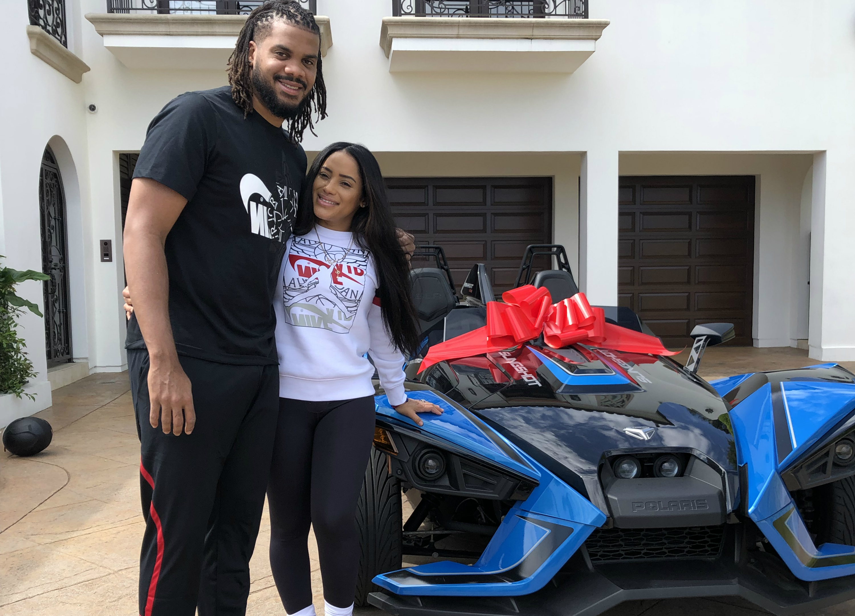 dodgers pitcher kenley jansen gave wife gianni polaris slingshot for mothers day and hansen 02