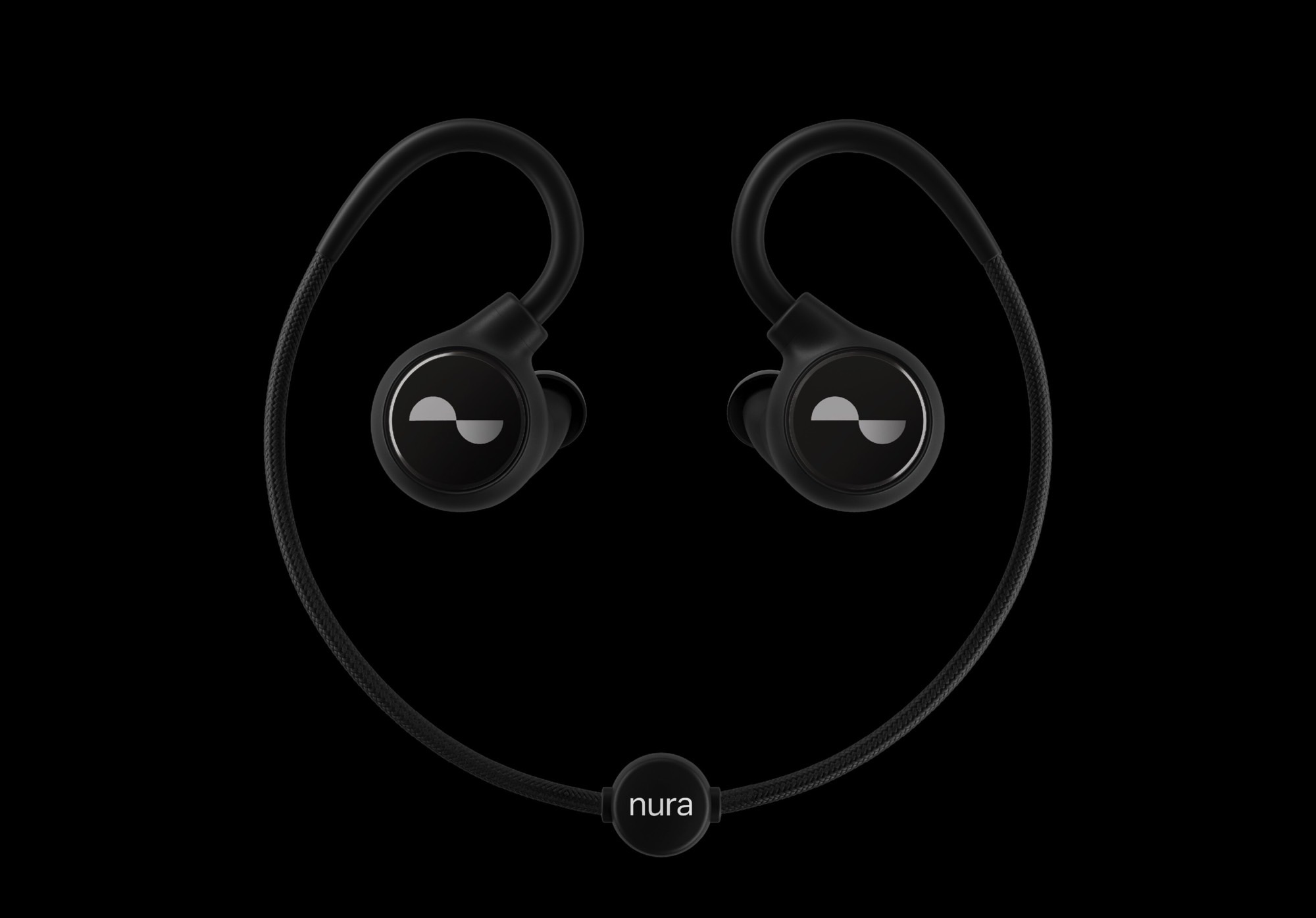 nura nuraloop wireless earbuds with personalized sound anc black