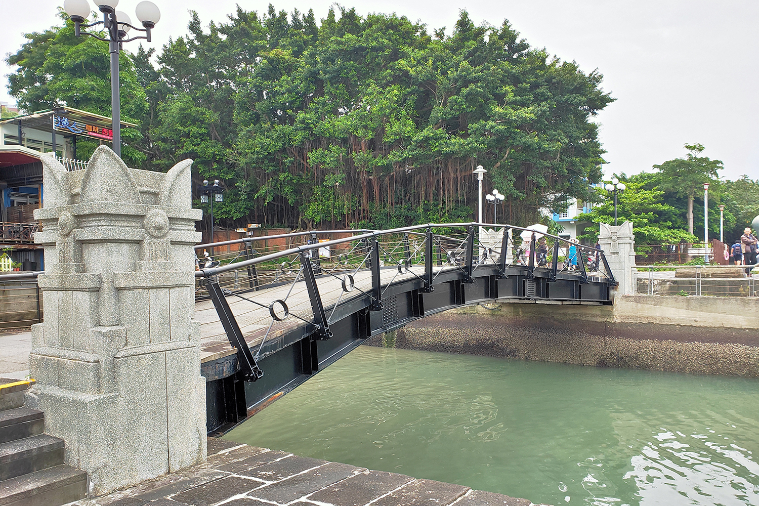 Bridge across water