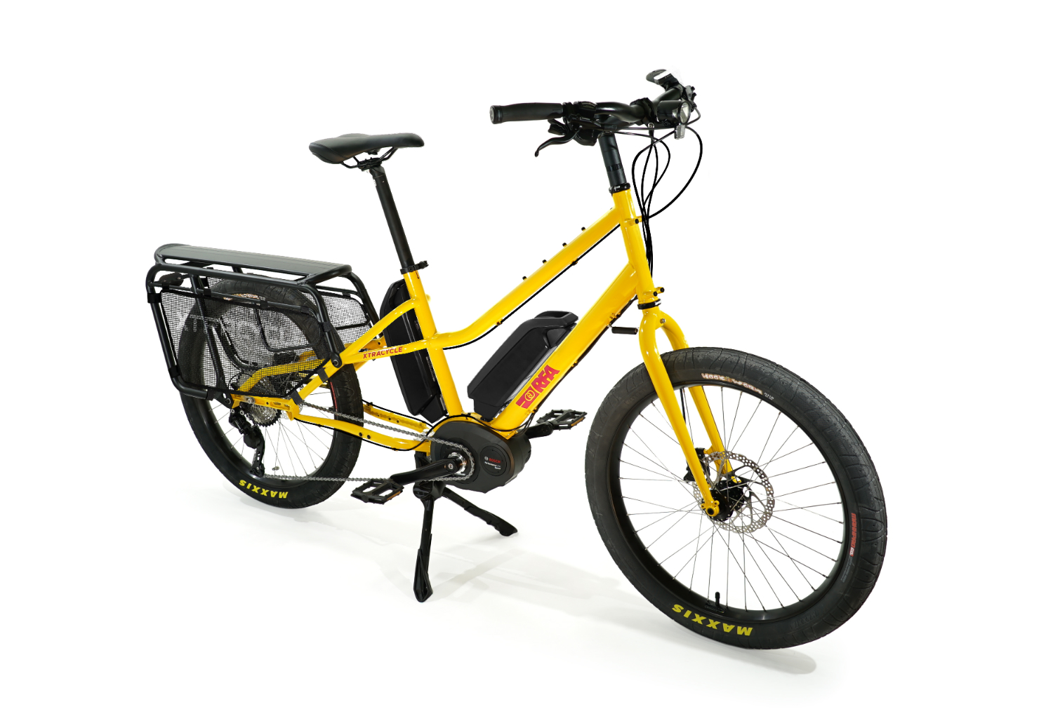 xtracycle rfa electric bike utility yellow