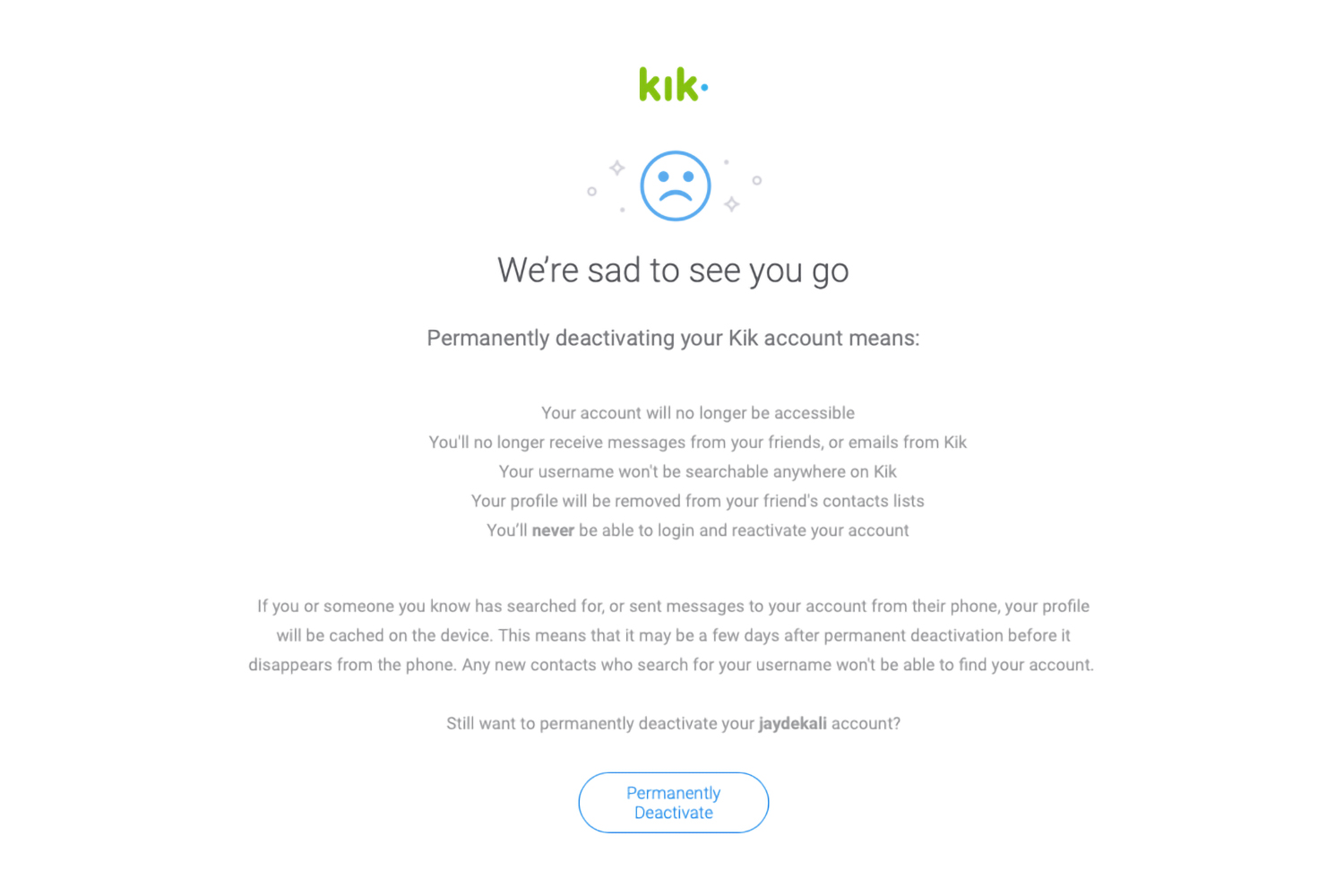 spektrum eksperimentel Forord How to Delete Your Kik Account | Digital Trends
