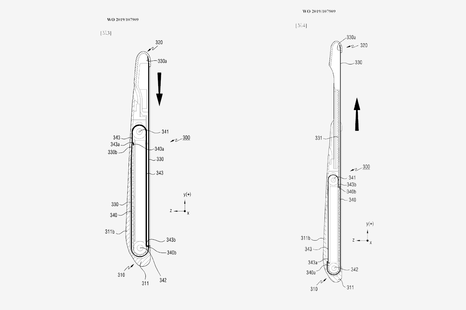 rollable samsung smartphone patent 2019 galaxy roll patents 1