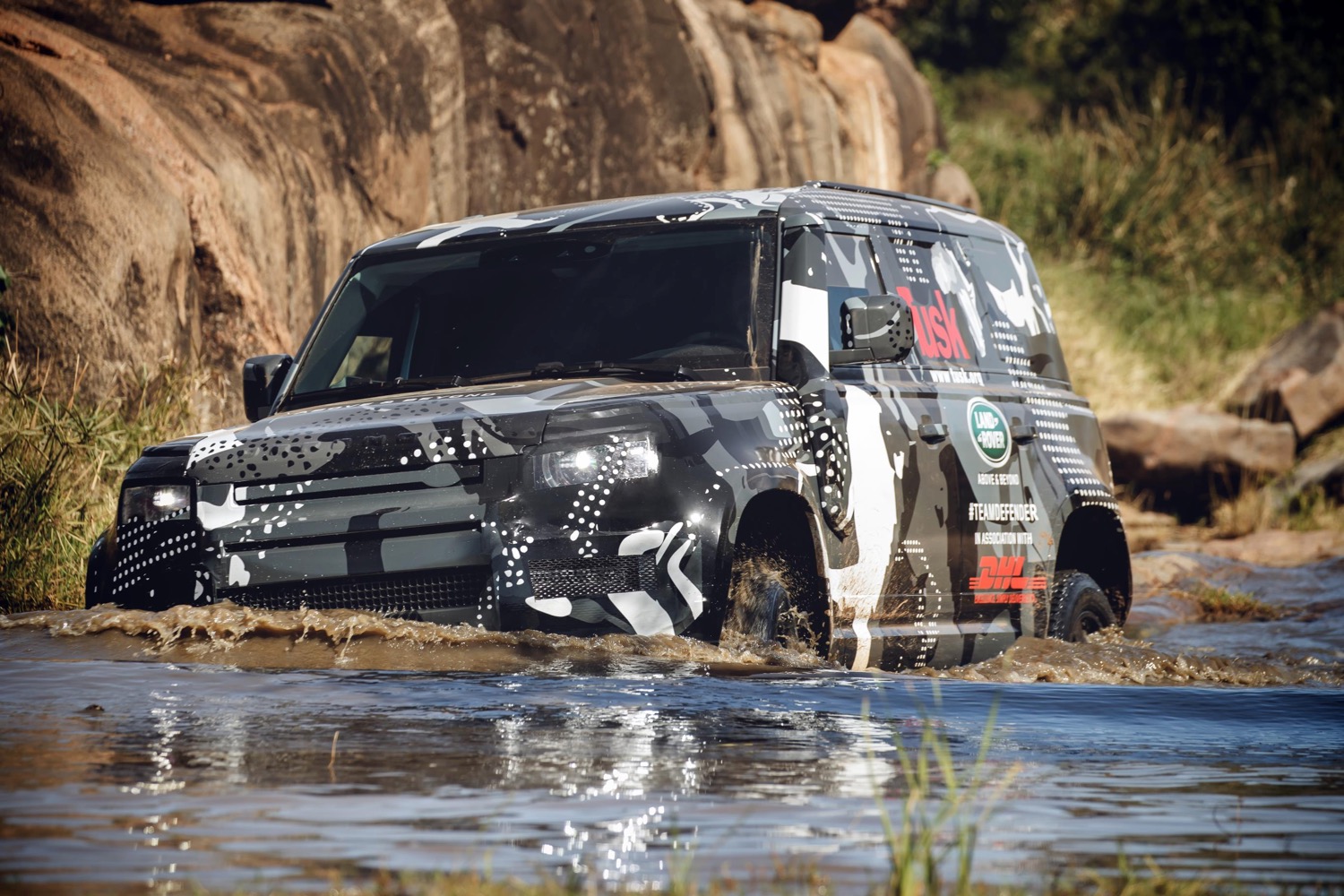 Land Rover Defender testing in Kenya