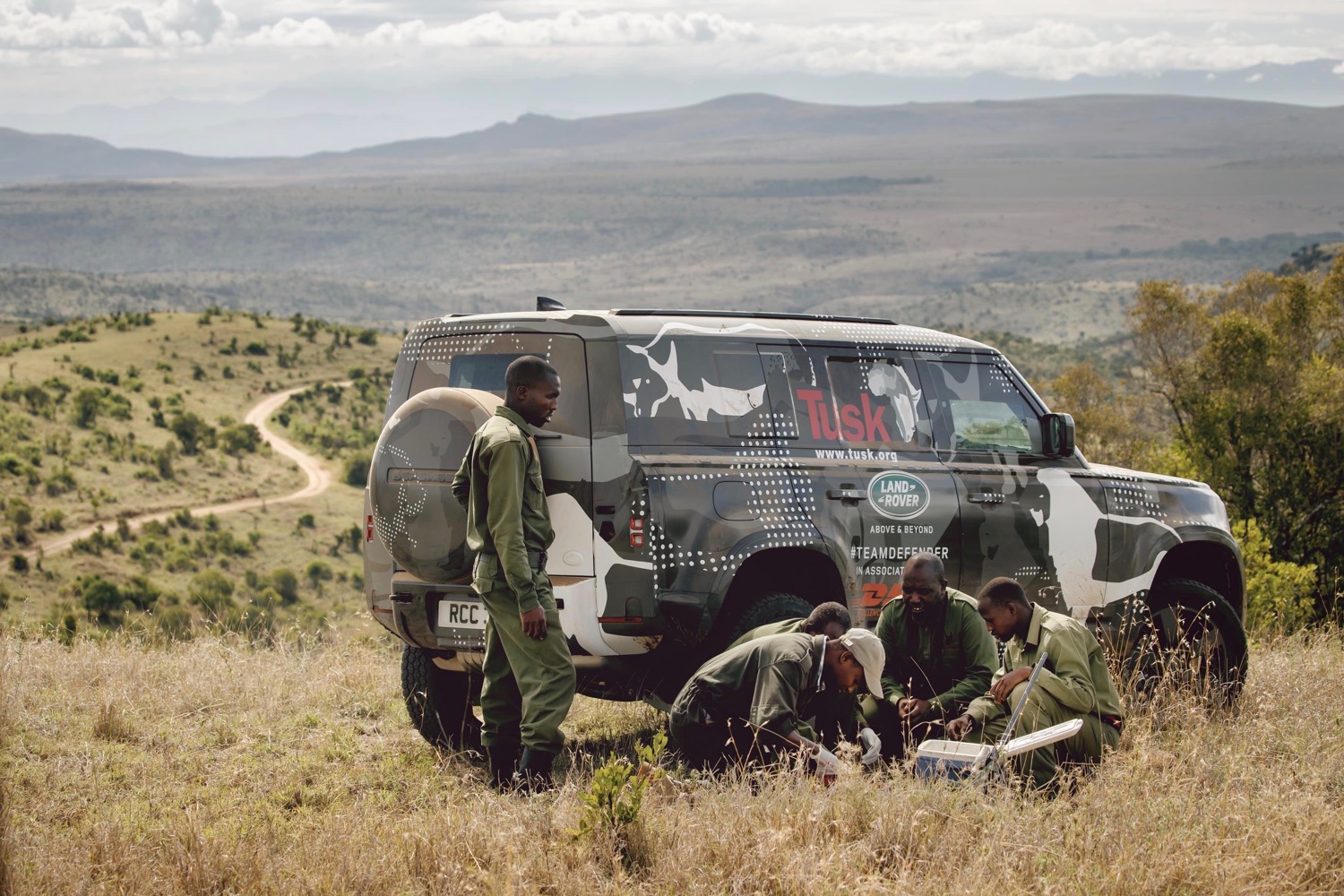 Land Rover Defender testing in Kenya