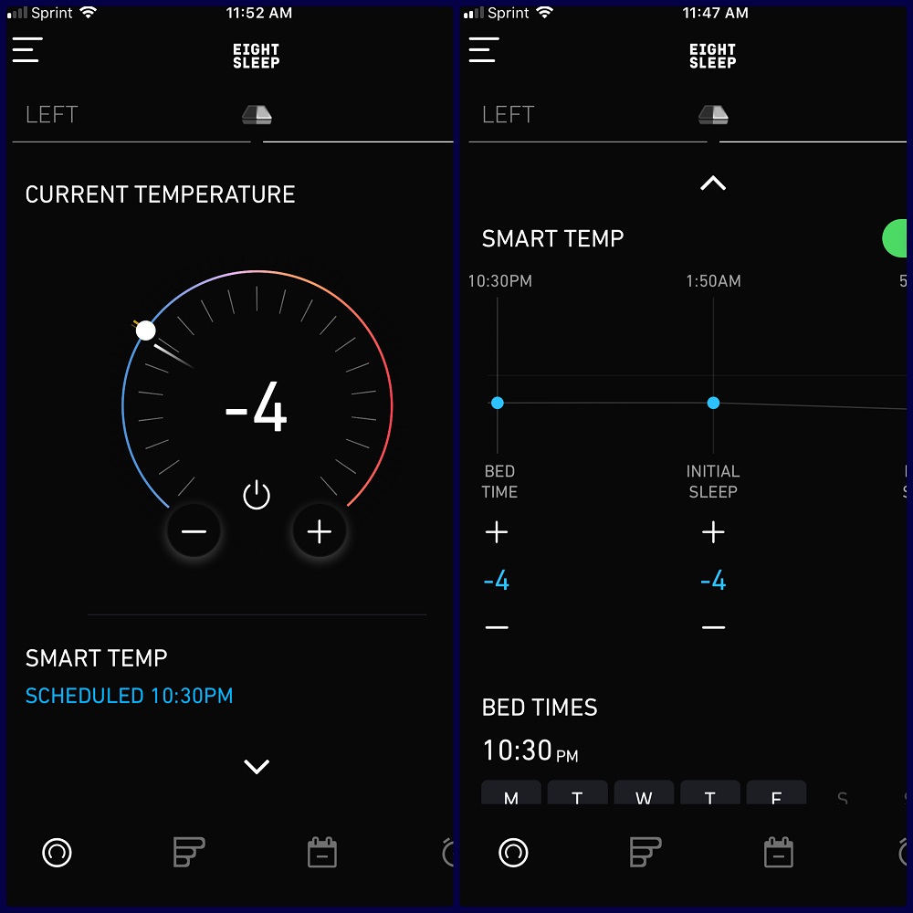 eight sleep pod review app 1