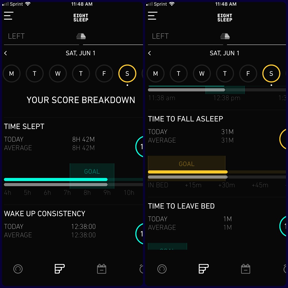 eight sleep pod review app 4