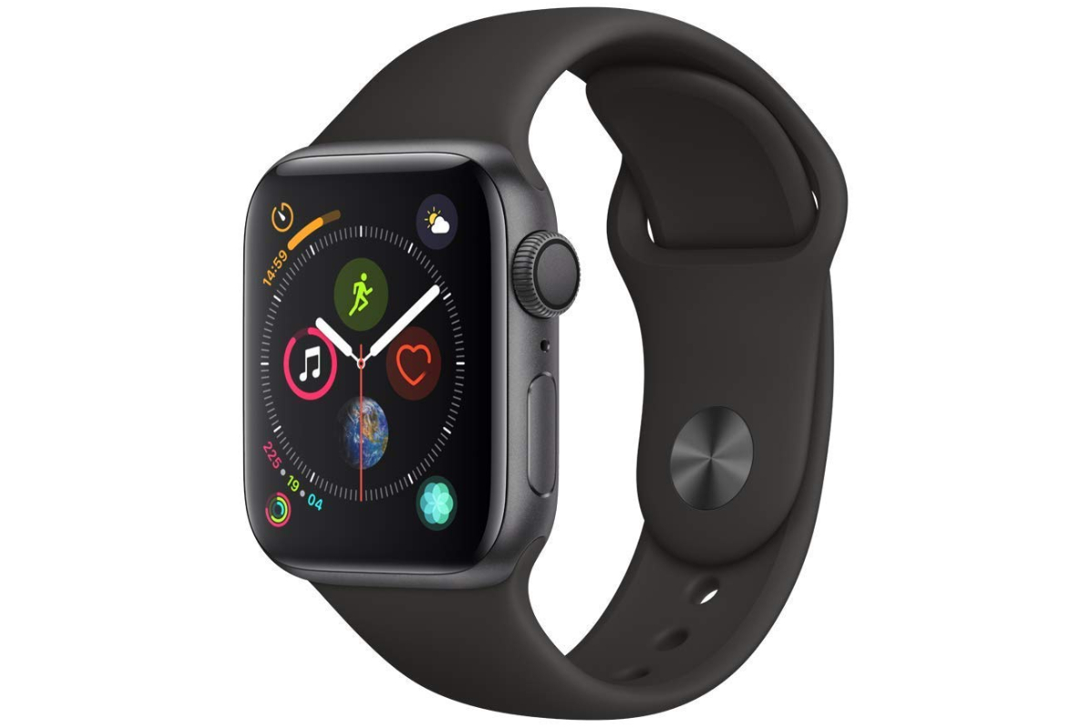 amazon 4th of july sale apple watch series 4  gps 40mm space gray aluminium case with black sport band 1