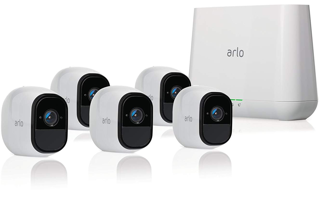 amazon drops prices for arlo pro home security cameras prime day 5 camera kit