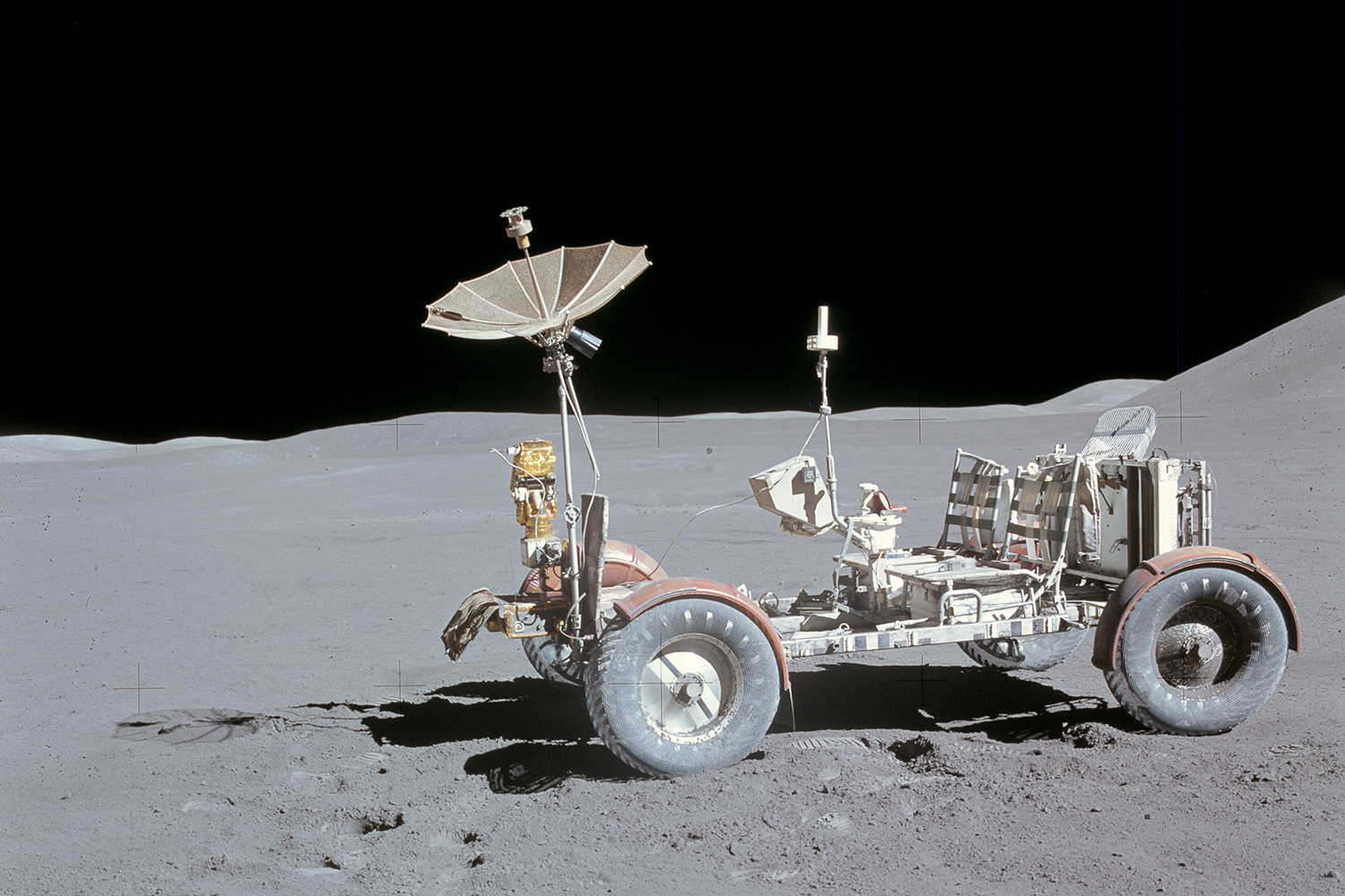 history of the moon buggy lunar roving vehicle as15 88 11901hr