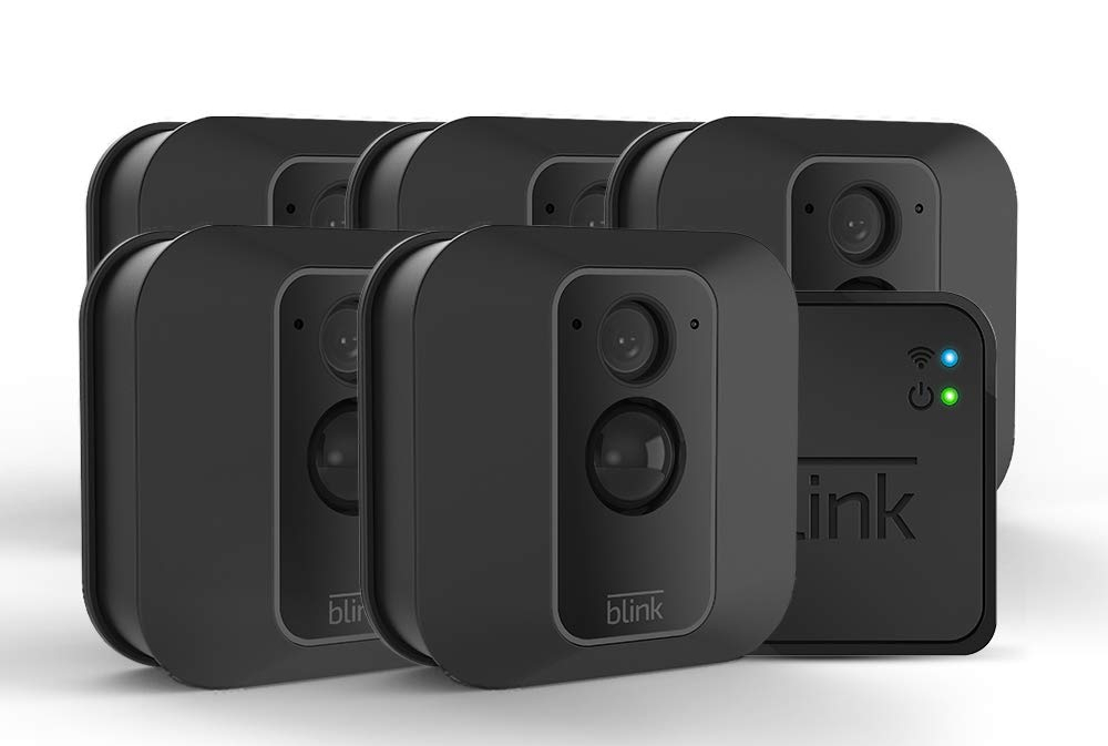 amazon pre prime day deals on blink xt outdoor security cameras xt2 smart camera  5 kit 2 1