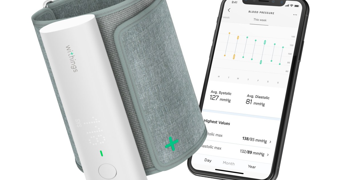  Withings BPM Connect - Wi-Fi Smart Blood Pressure Monitor with  Carrying Case