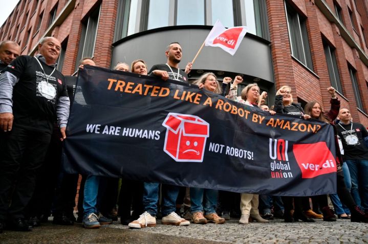 German Amazon Workers Strike