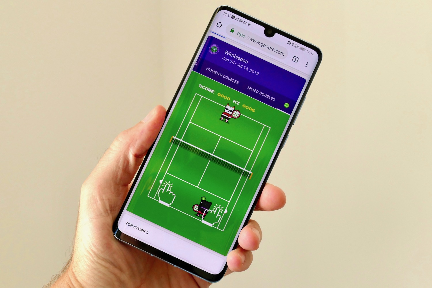 Google has a tennis mini game for us open! : r/google