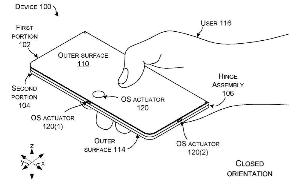 microsoft patent hints at surface foldable multi function button 1