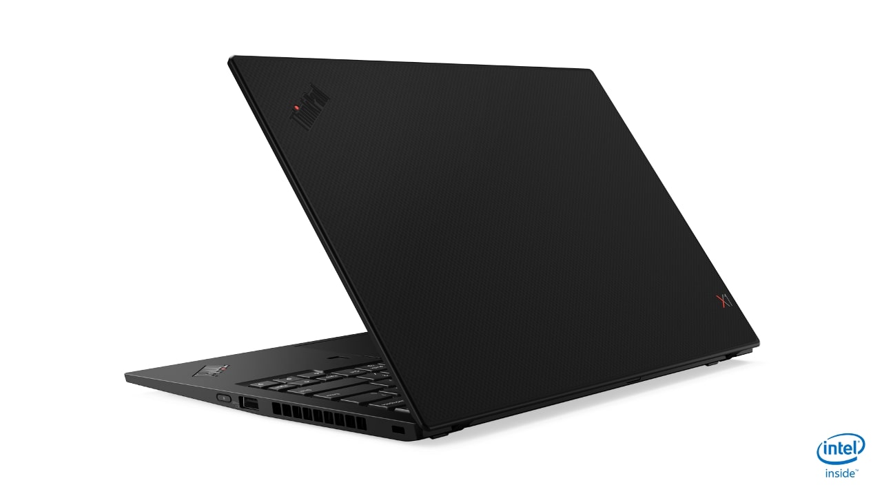 lenovo annouces new thinkpads with 10th gen cometlake 07 x1 carbon hero rear facing left 1