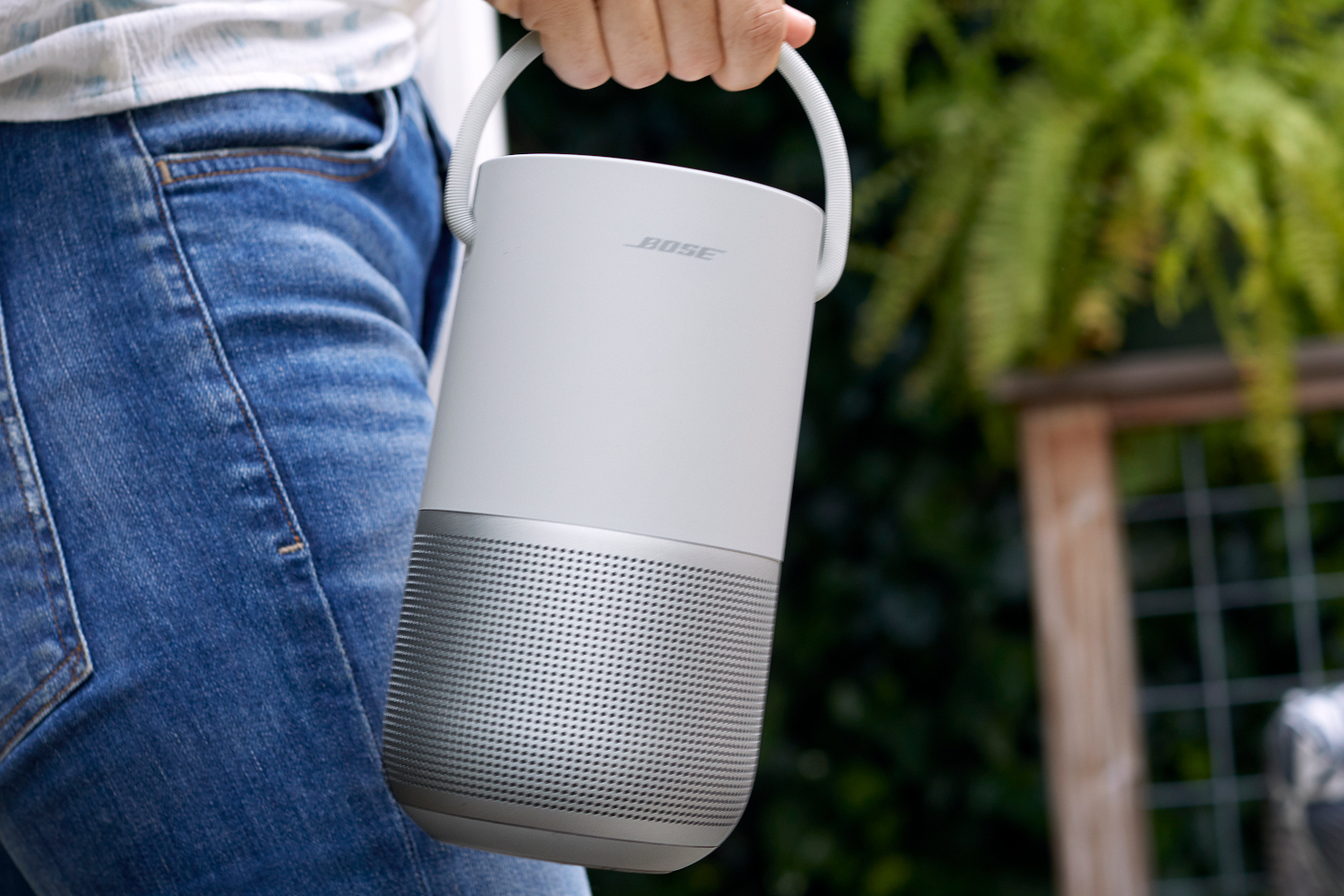bose bluetooth portable smart speaker home silver  1