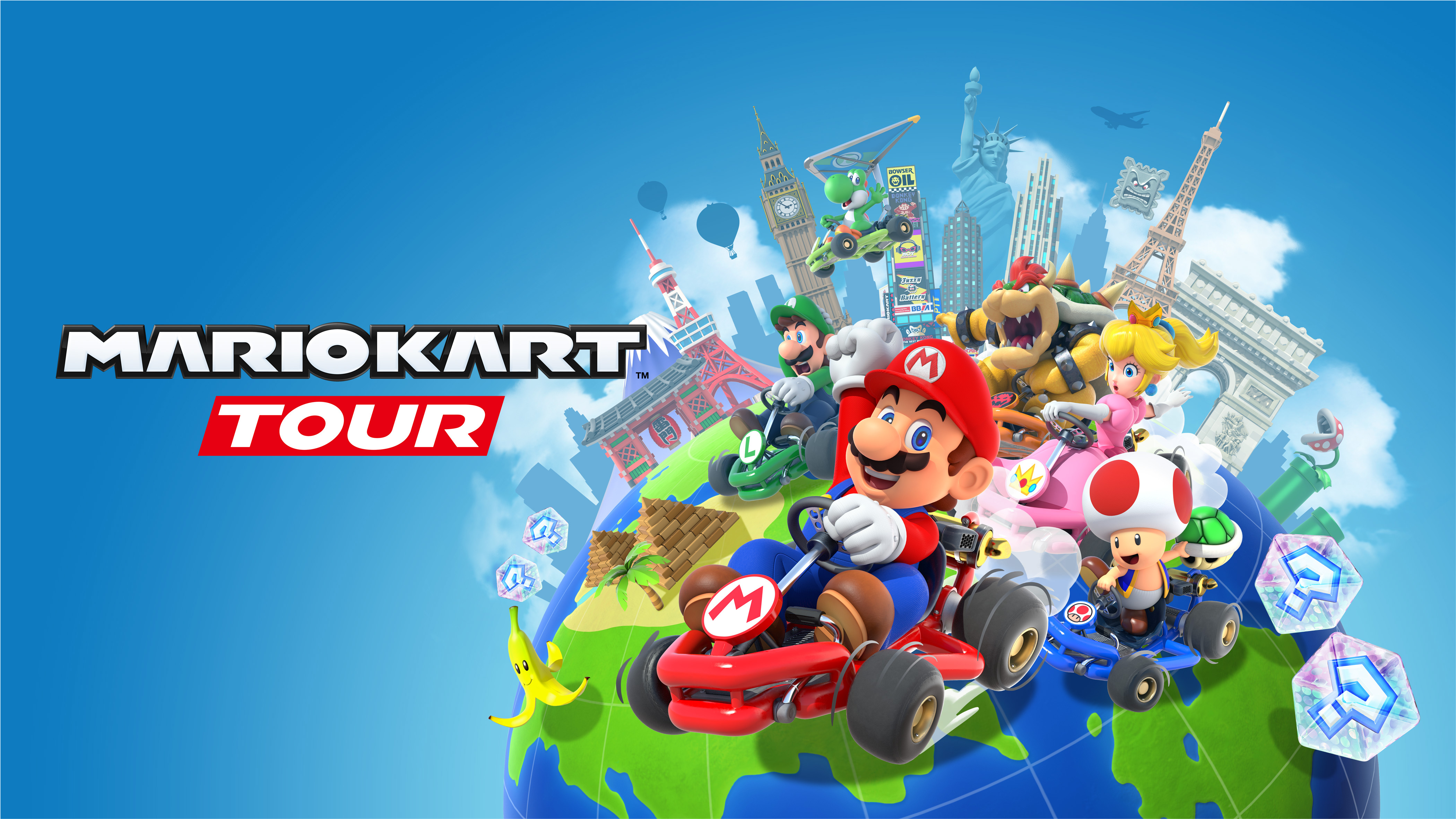 Mario Kart Tour - Space Tour Trailer 