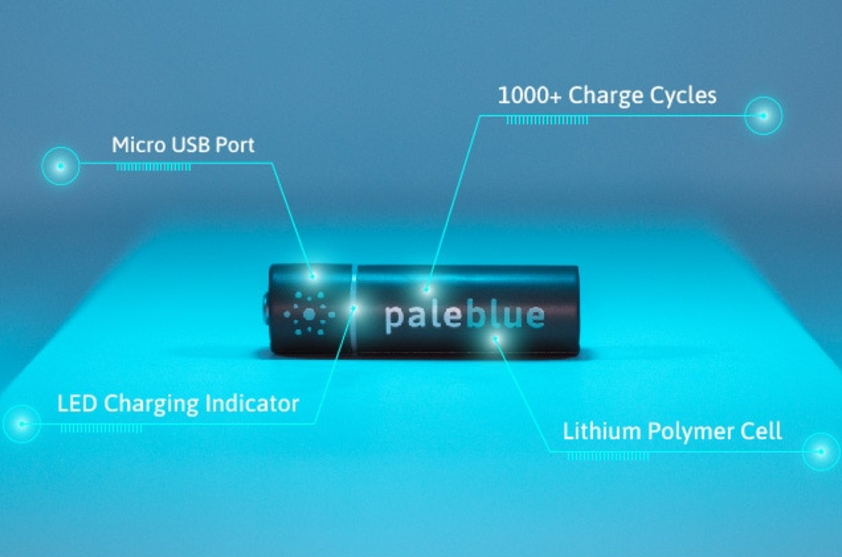 pale blue rechargeable smart batteries 12  1