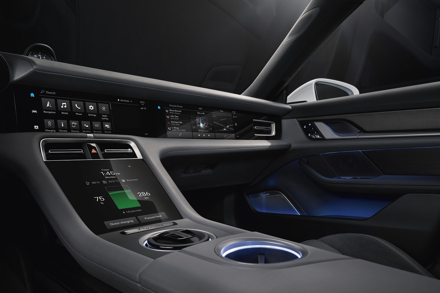 2020 porsche taycan price performance range interior preview 823 3