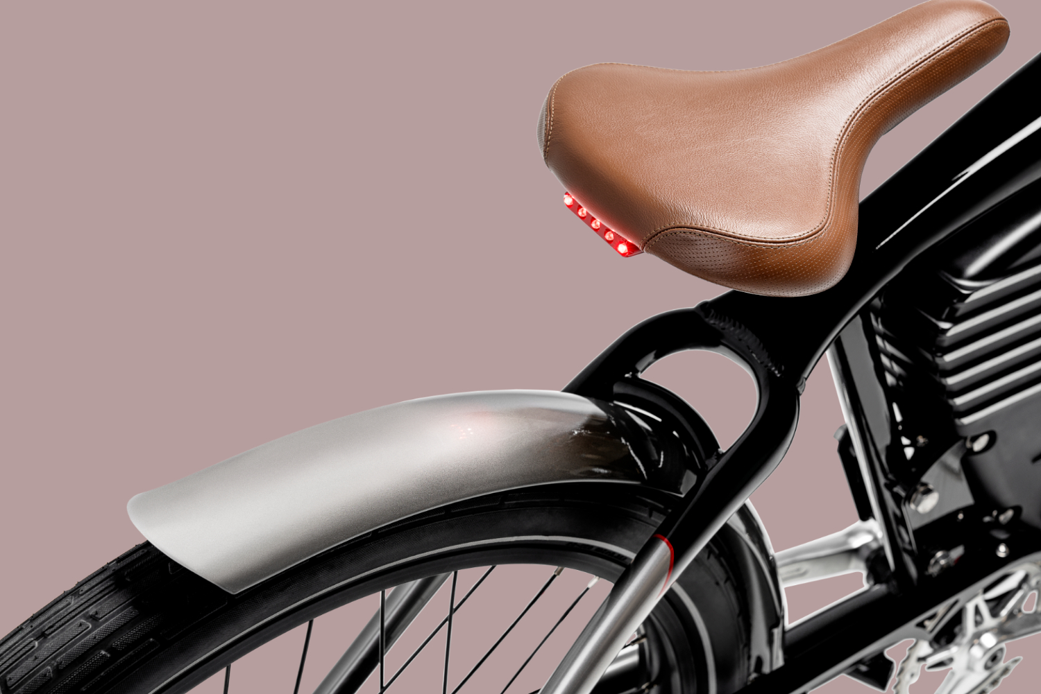 vintage electric readies roadster speed merchant souped up ebike bikes leather saddle seat