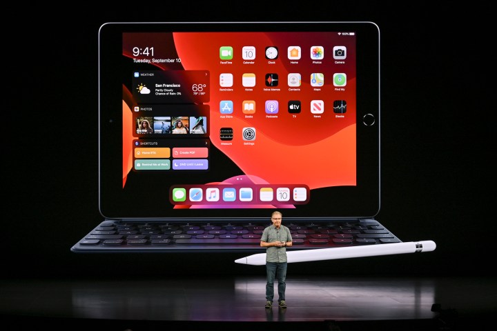 Apple iPad 7th generation on stage | Apple September 2019 Event Keynote