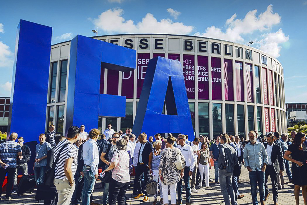 IFA 2019 logo in front of building | What to expect