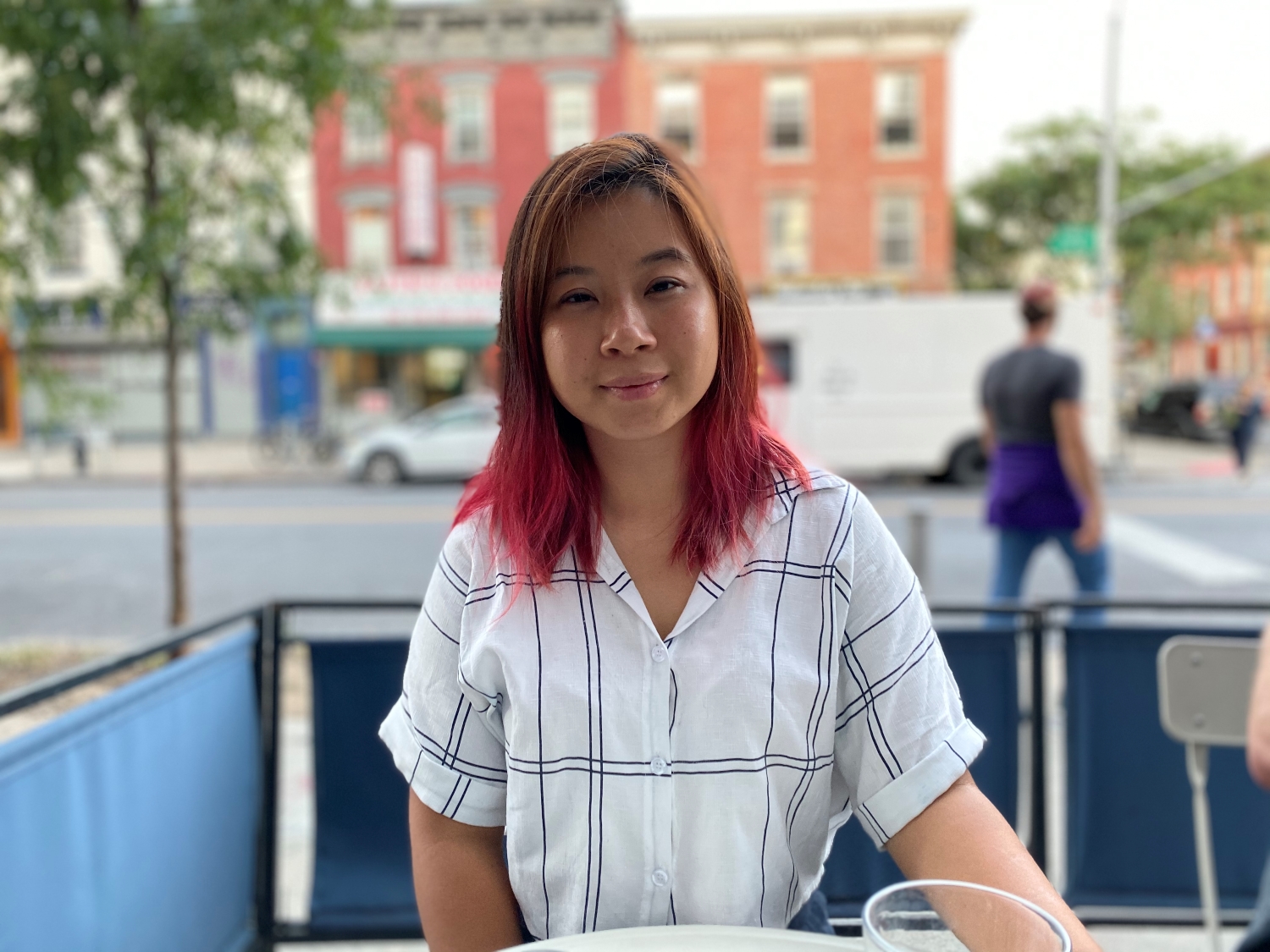 iphone 11 pro max review dinner portrait mode girl