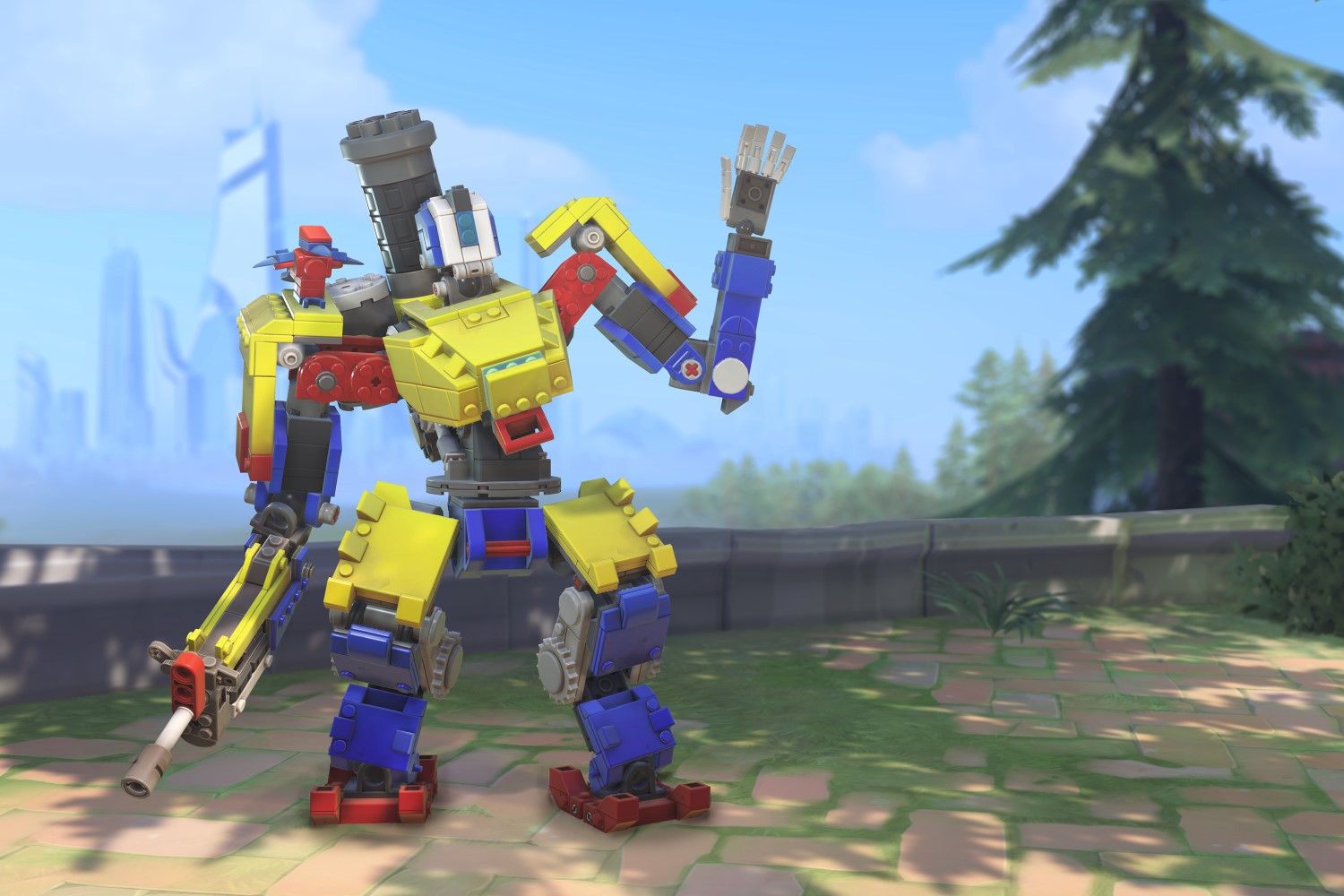 høst fup metan Overwatch's Latest Event Gives Bastion a Lego-Themed Skin | Digital Trends
