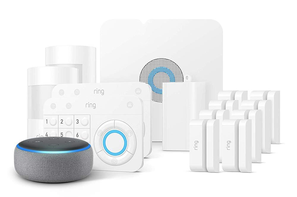 amazon slashes prices on ring alarm systems and throws in a free echo dot 14 piece kit  1