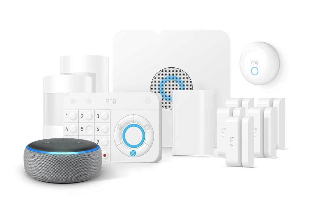 amazon slashes prices on ring alarm systems and throws in a free echo dot smoke  co kit 1