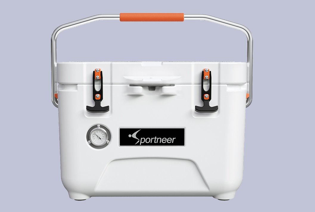 sportneer portable 5 day cooler with a temperature gauge 00