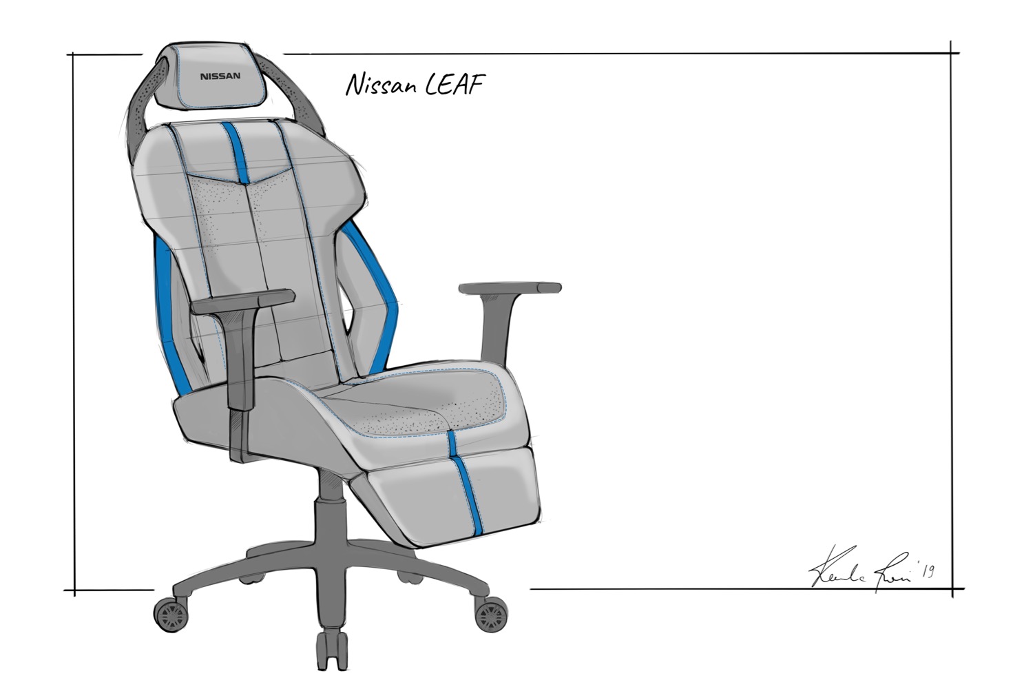 nissan designs gaming chairs based on gt r nismo leaf and armada chair