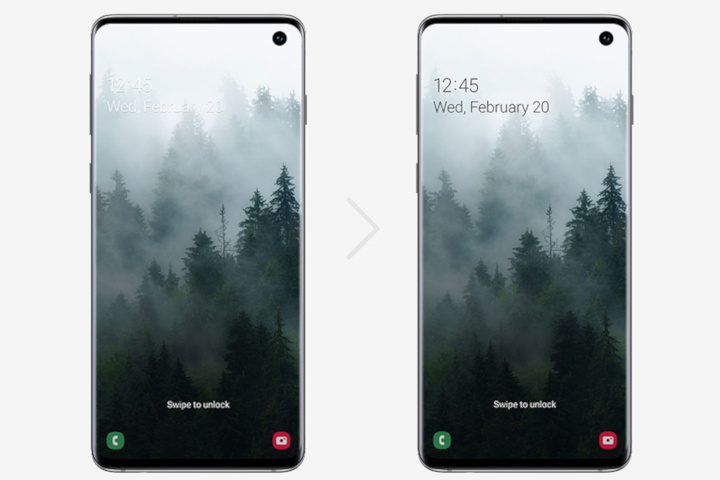 one ui beta launches for galaxy s10 in the us android 10 lockscreen
