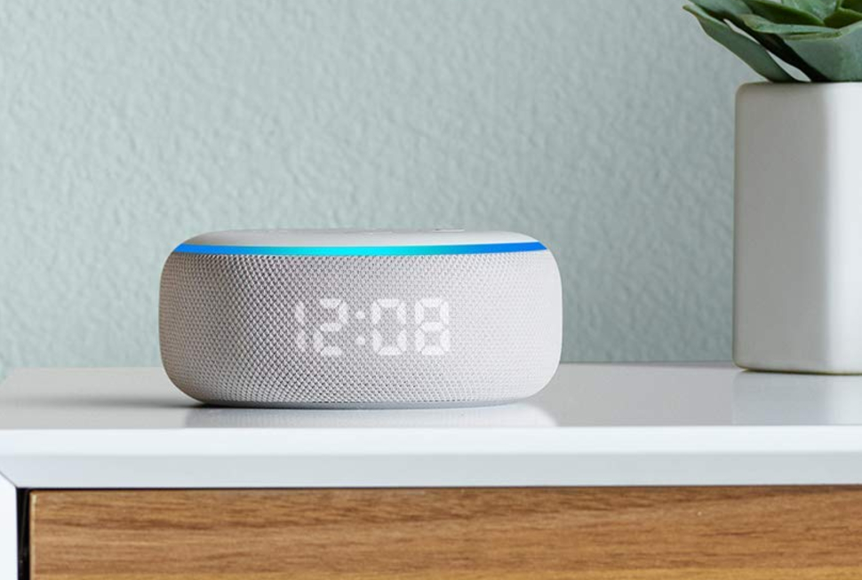 amazon cuts the prices on new echo dot with clock and show 5 01  1