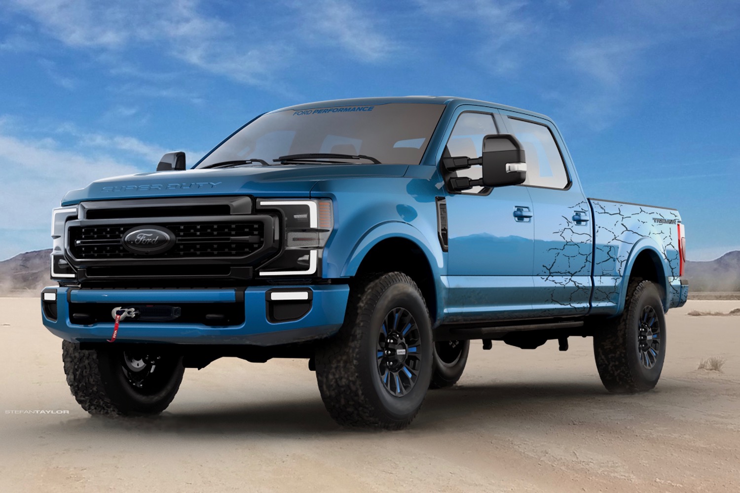 2020 ford f series super duty at sema 2019 accessories 250 tremor crew cab with black appearance package