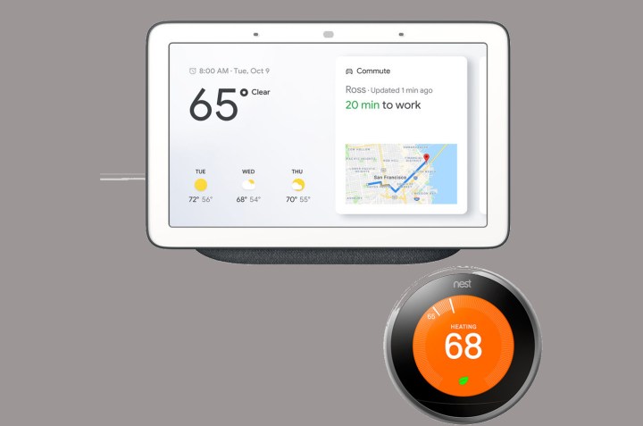 Google is working with the Nest thermostat.